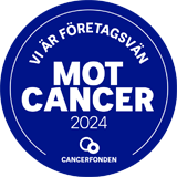 Cancerfonden emblem företagsvän 2024